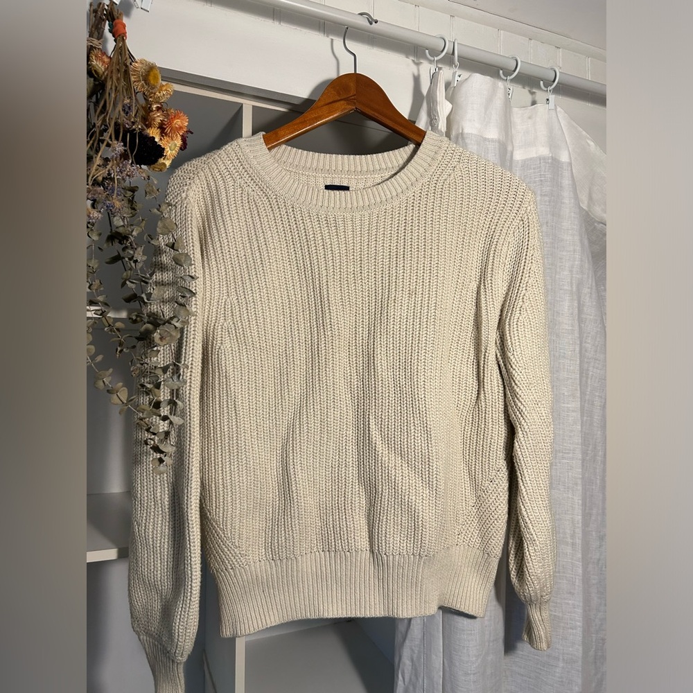 GAP Shaker-Stitch Crewneck Sweater